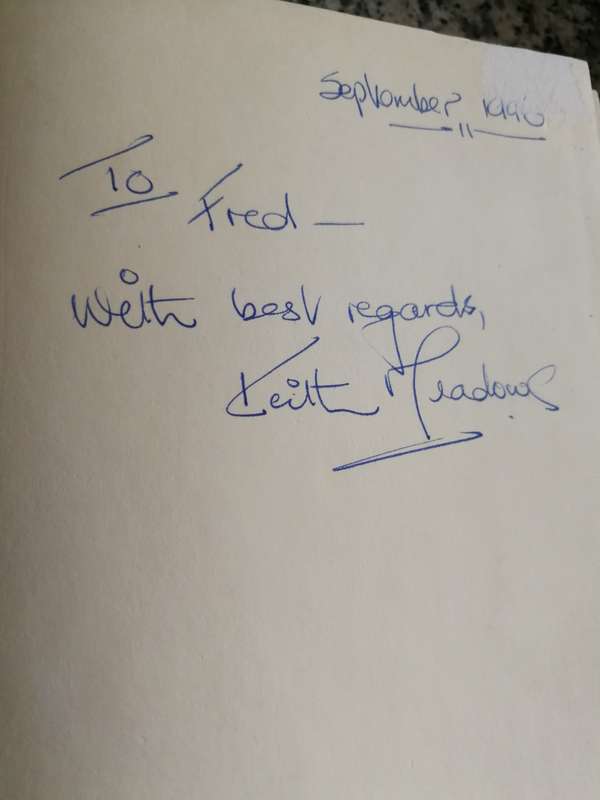 RUPERT FOTHERGILL BRIDGING A CONSERVATION ERA BY and SIGNED by KEITH MEADOWS ( Rhodesiana )
