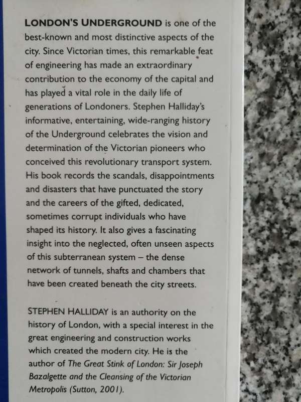 UNDERGROUND TO EVERYWHERE STERPHEN HALLIDAY London`s Underground Railway history stories trains