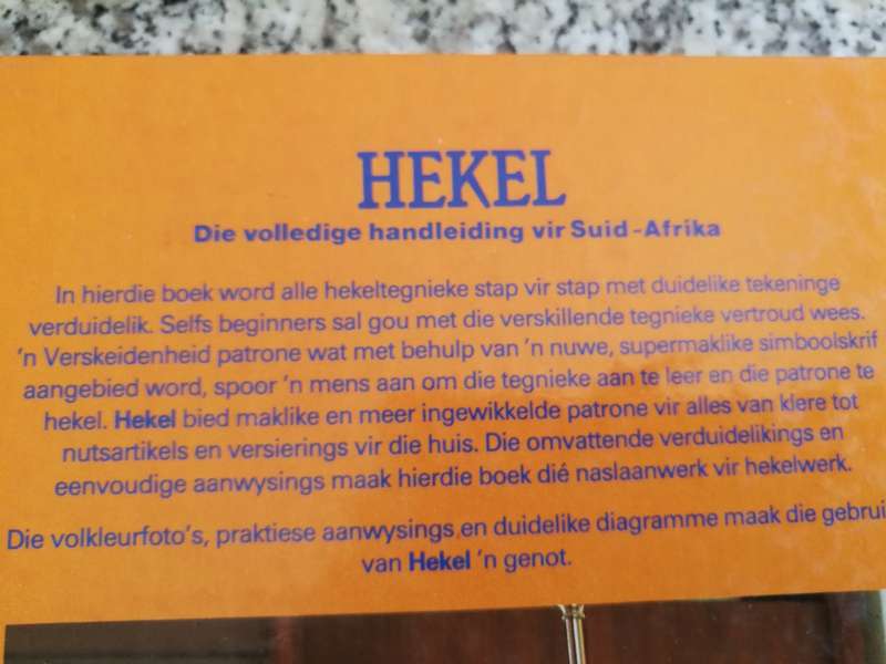 HEKEL Die Volledige Handleiding vir Suid Afrika Talle Patrone HEIDI FUCHS MARIA NATTER crochet