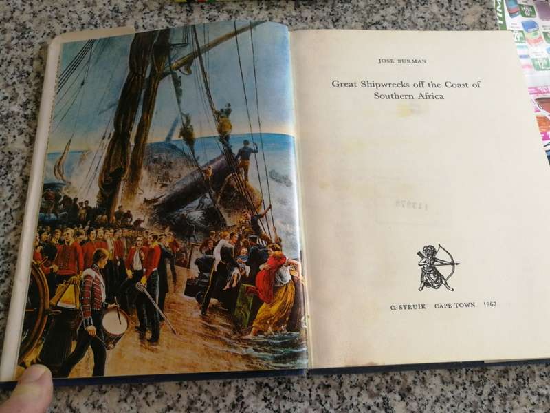 GREAT SHIPWRECKS OFF THE COAST OF SOUTHERN AFRICA JOSE BURMAN (  ex Library )