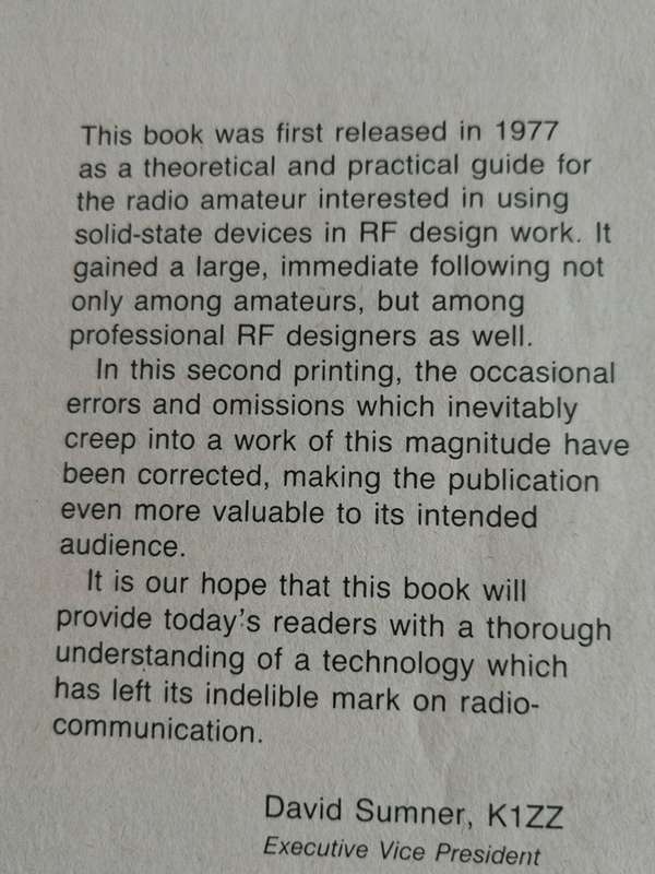 SOLID STATE DESIGN FOR THE RADIO AMATEUR  WES HAYWARD ( Electronics electrical  ) note condition