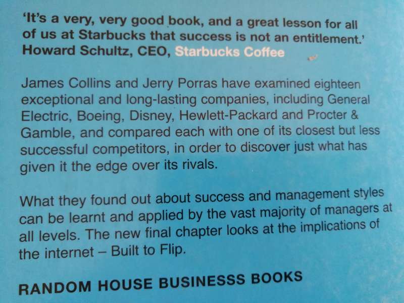 BUILT TO LAST Successful Habits of Visionary Companies JAMES C COLLINS & JERY I PORRAS