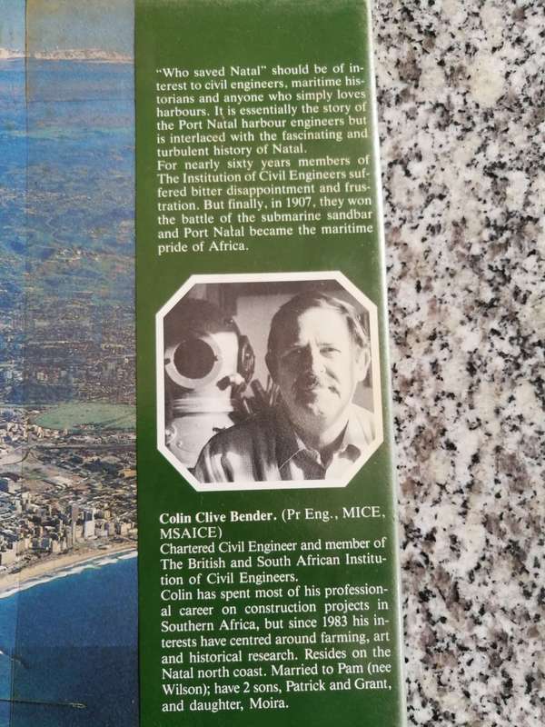 SIGNED THE STORY OF THE VICTORIAN HARBOUR ENGINEERS OF COLONIAL PORT NATAL 1842 DURBAN COLIN BENDER