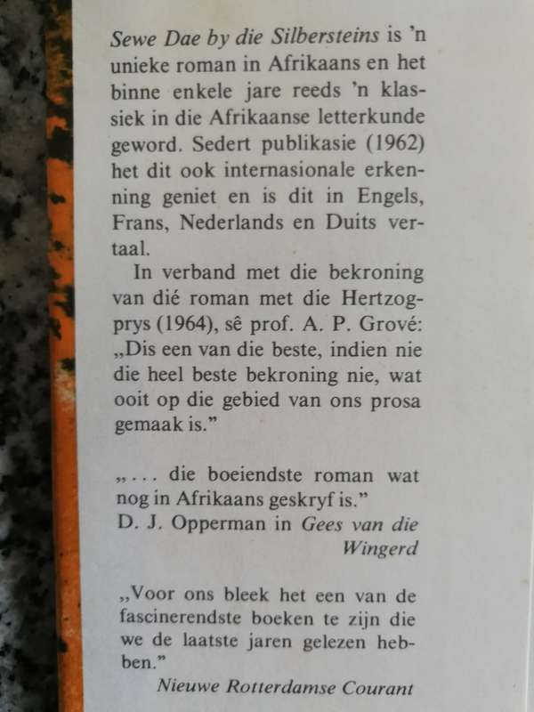 SEWE DAE BY DIE SILBERSTEINS  ETIENNE LEROUX