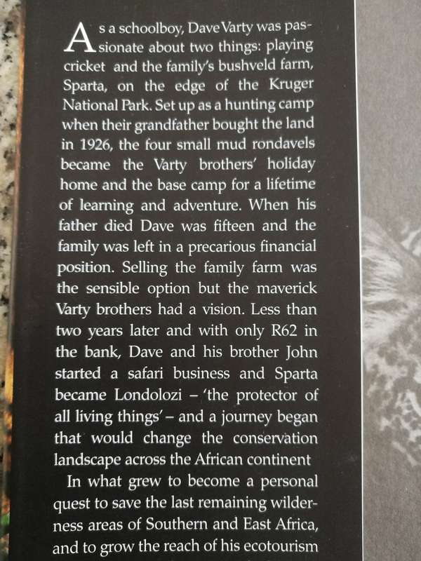 THE FULL CIRCLE To Londolozi and Back Again -A Family`s Journey SIGNED by DAVE VARTY wildlife
