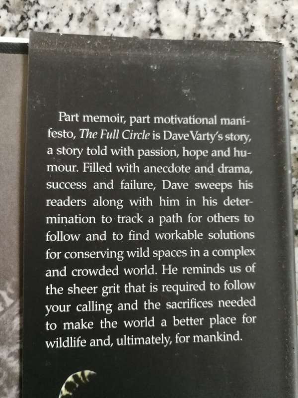 THE FULL CIRCLE To Londolozi and Back Again -A Family`s Journey SIGNED by DAVE VARTY wildlife