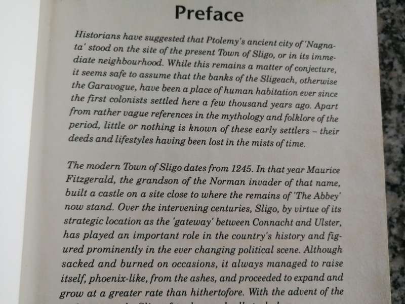 OLDE SLIGOE Aspects of Town and Country over 750 Years by JOHN C Mc TERNAN ( McTERNAN )