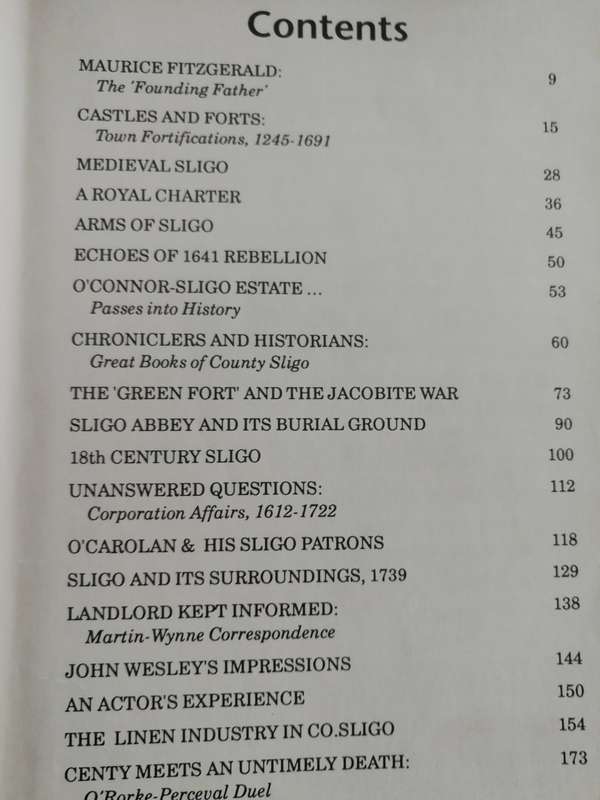 OLDE SLIGOE Aspects of Town and Country over 750 Years by JOHN C Mc TERNAN ( McTERNAN )