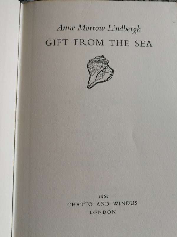 GIFT FROM THE SEA ANNE MORROW LINDBERGH 1967