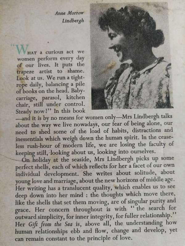 GIFT FROM THE SEA ANNE MORROW LINDBERGH 1967