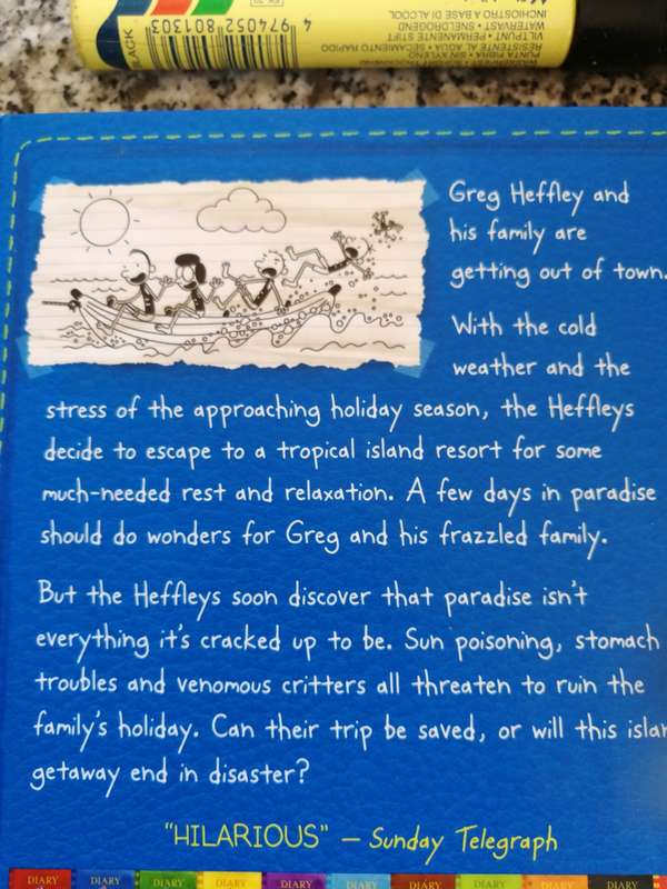 THE DIARY OF A WIMPY KID THE GETAWAY JEFF KINNEY ( Hardcover )