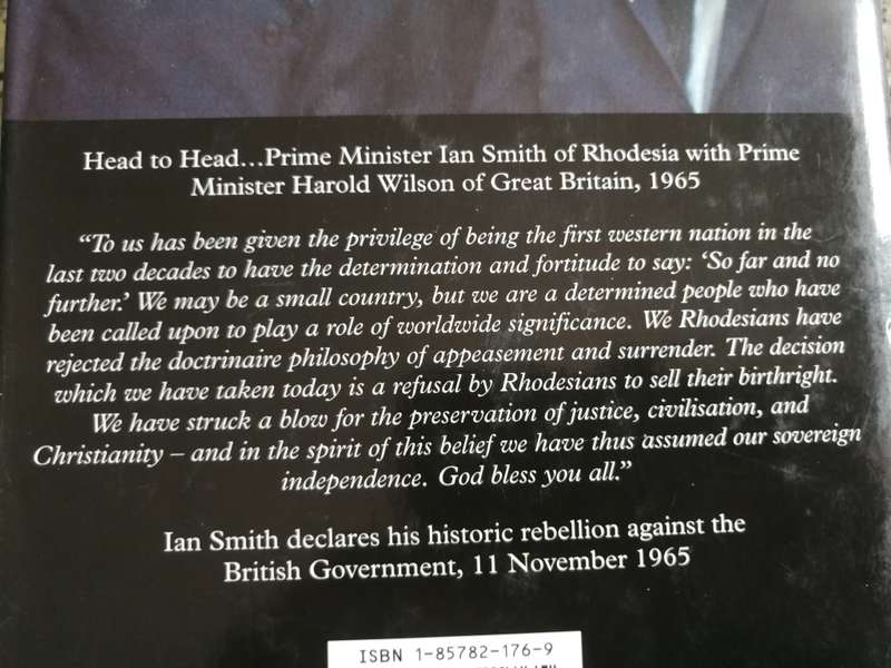 THE GREAT BETRAYAL IAN SMITH  ( Signed ) hardcover