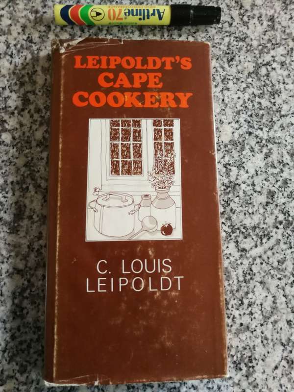LEIPOLDT`S CAPE COOKERY C LOUIS LEIPOLDT Note Poor dust jacket cooking cookbook
