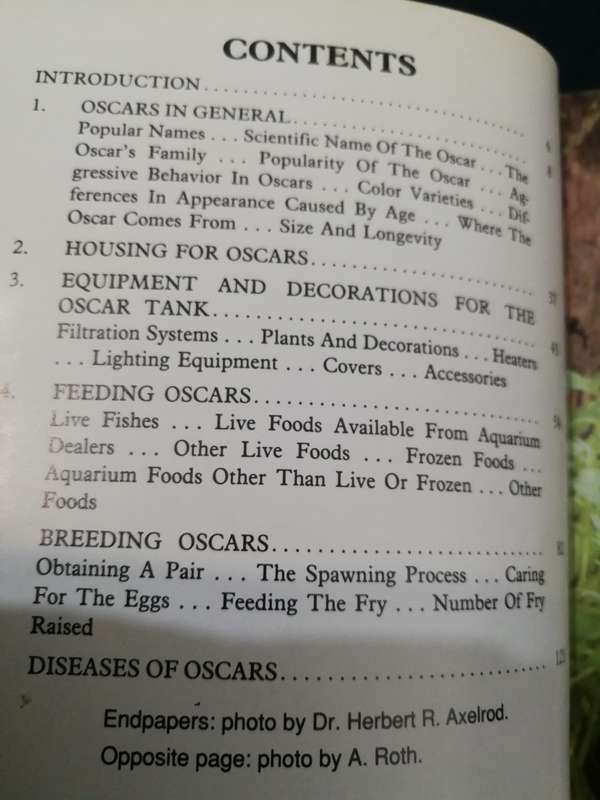 OSCARS NEAL PRONEK New Edition all colour photographs  ( tropical fish aquarium  )