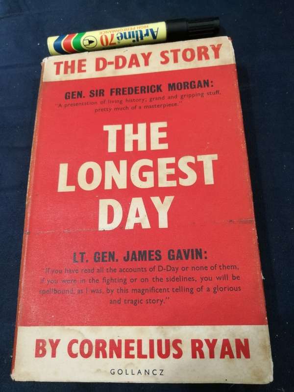 THE LONGEST DAY The D-Day Story June 6  1944 by CORNELIUS RYAN  ( D Day ) Hardcover World War 2