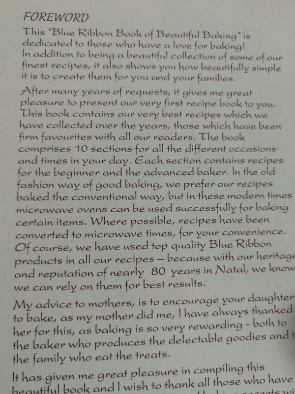 THE BLUE RIBBON BOOK OF BEAUTIFUL BAKING compiled by SHELLEY STEVENSON