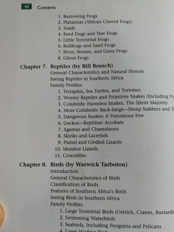 TRAVELLERS WILDLIFE GUIDES SOUTHERN AFRICA BILL BRANCH et al including Birds Reptiles and Mammals