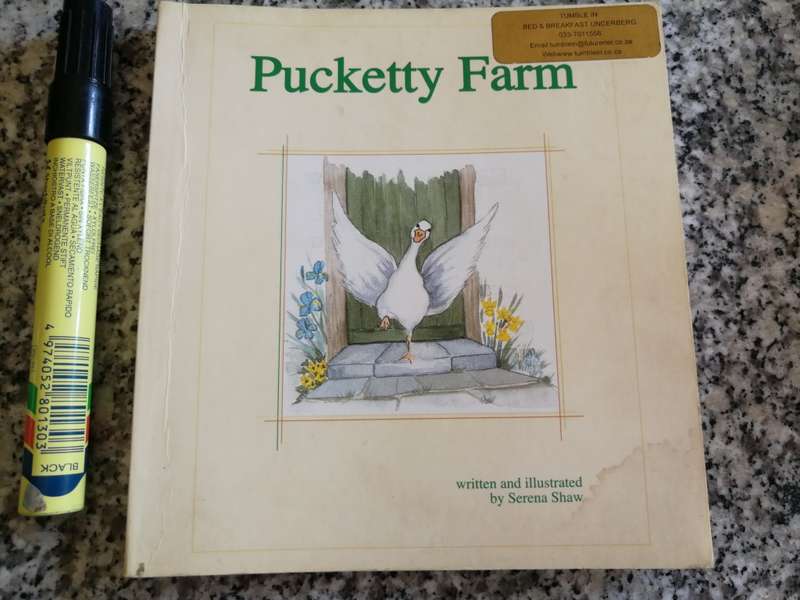 PUCKETTY FARM written & Illustrated by SERENA SHAW  signed by the author Please note the description
