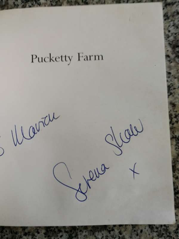PUCKETTY FARM written & Illustrated by SERENA SHAW  signed by the author Please note the description