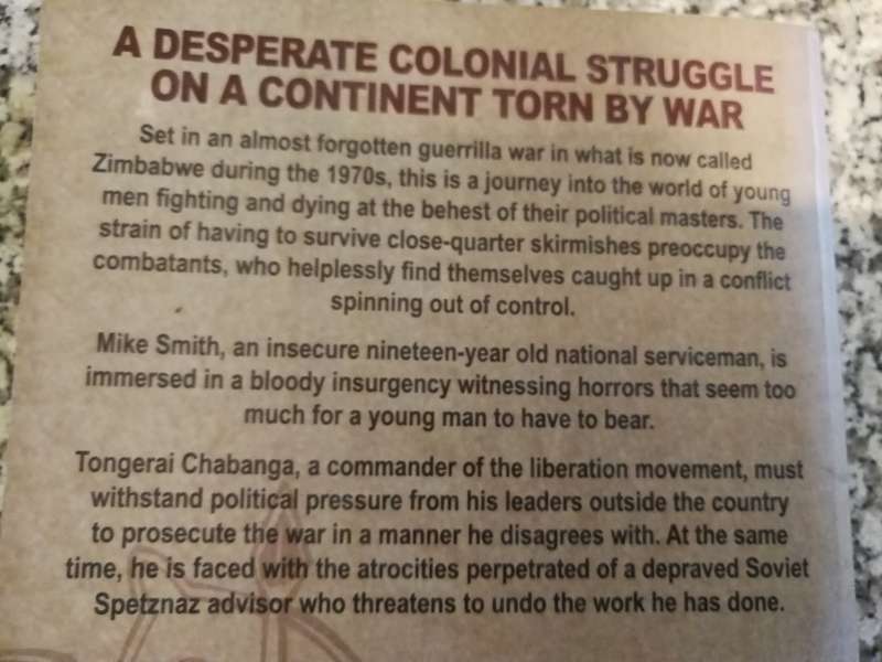 Signed A SKIRMISH IN AFRICA DARYL SAHLI ( Guerrilla war in Rhodesia in 1970 )