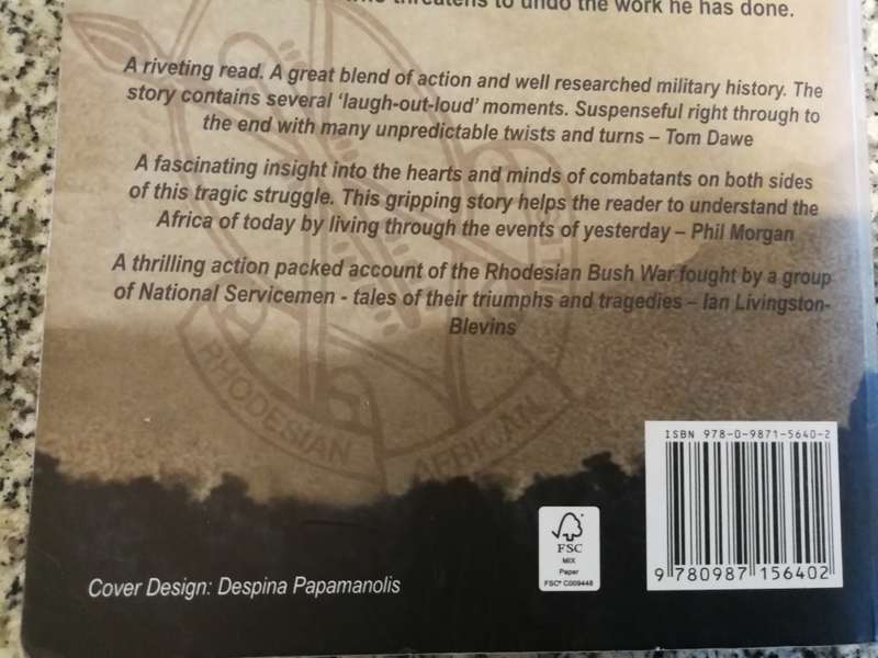 Signed A SKIRMISH IN AFRICA DARYL SAHLI ( Guerrilla war in Rhodesia in 1970 )