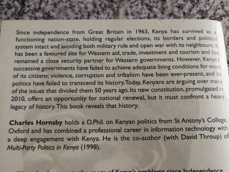 KENYA A HISTORY SINCE INDEPENDENCE CHARLES HORNSBY
