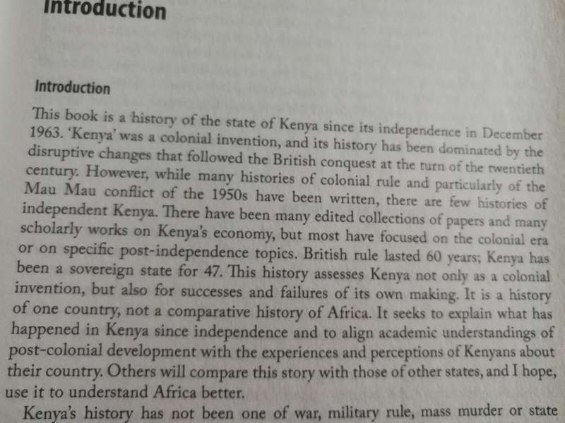 KENYA A HISTORY SINCE INDEPENDENCE CHARLES HORNSBY