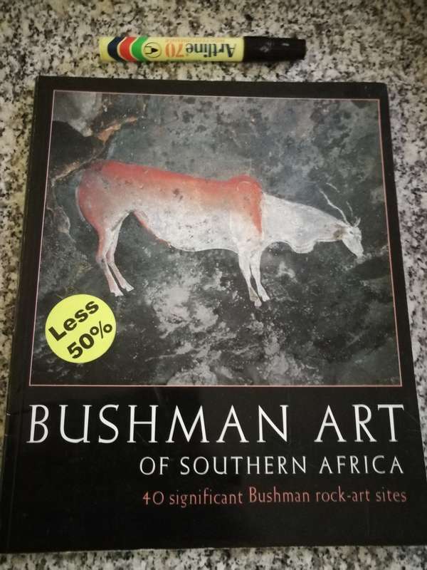 BUSHMAN ART OF SOUTHERN AFRICA 40 SIGNIFICANT SITES BUSHMAN   BERT WOODHOUSE  bushmen paintings