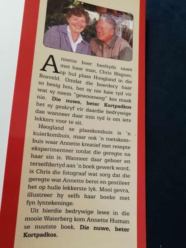 DIE NUWE BETER KORTPADKOS ANNETTE HUMAN Kook lekker met 3 tot 6 bestanddele