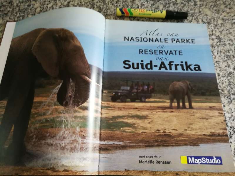 ATLAS VAN NASIONALE PARKE EN RESERVATE VAN SUID AFRIKA MAPSTUDIO Teks MARIELLE RENSSEN