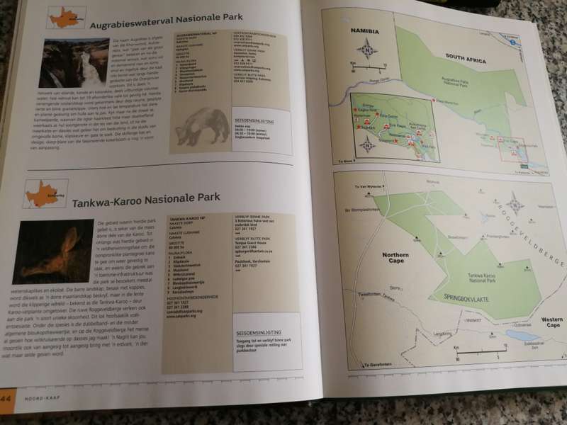 ATLAS VAN NASIONALE PARKE EN RESERVATE VAN SUID AFRIKA MAPSTUDIO Teks MARIELLE RENSSEN