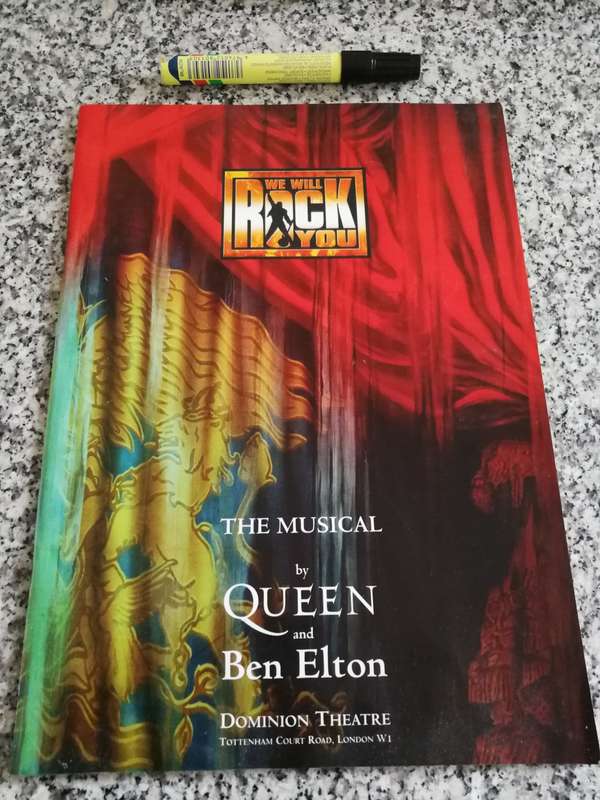 QUEEN WE WILL ROCK YOU  THE MUSICAL DOMINION THEATRE LONDON BEN ELTON