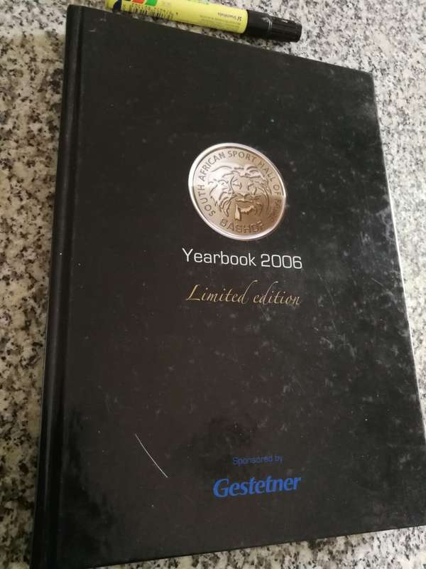 SOUTH AFRICAN SPORT HALL OF FAME YEARBOOK 2006 SASHOF