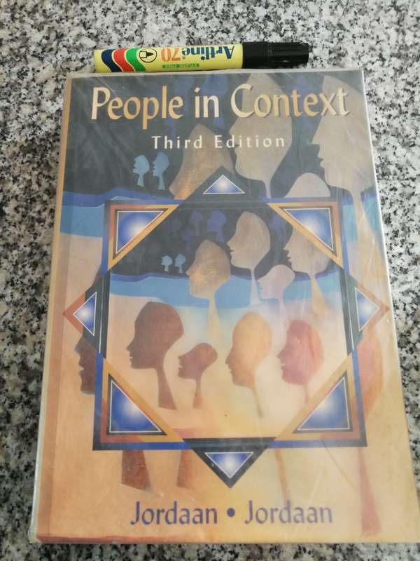 PEOPLE IN CONTEXT Third Edition 2004 Wilhelm Jordaan Jackie Jordaan