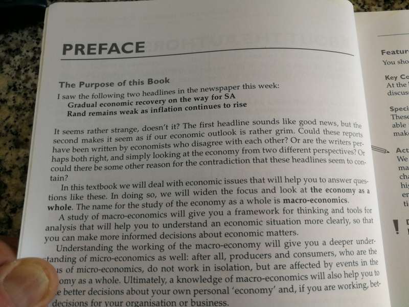MACRO ECONOMICS A SOUTHERN AFRICA PERSPECTIVE J W MOSTERT A G OOSTHUIZEN P C SMIT  et al
