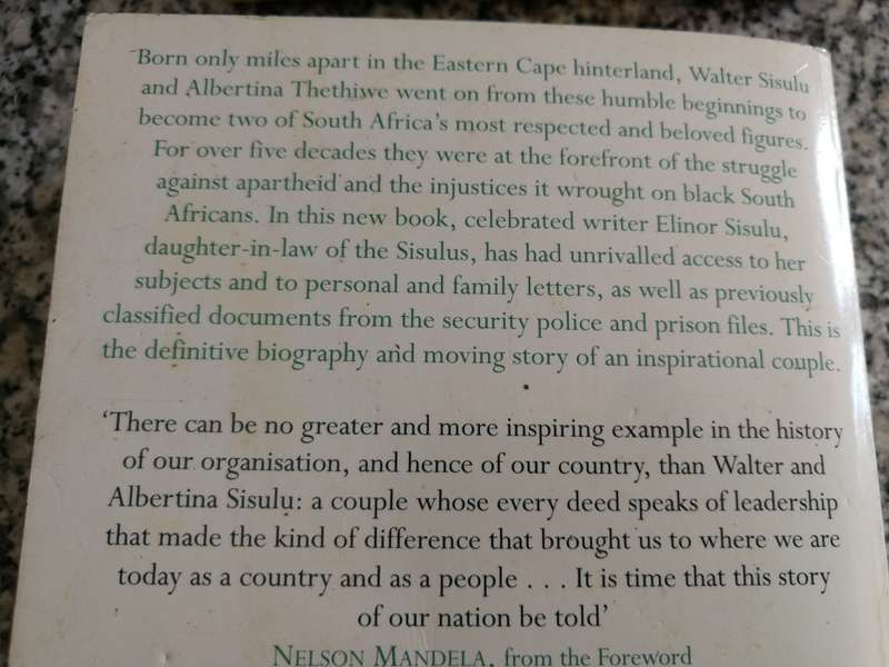 WALTER & ALBERTINA SISULU IN OUR LIFETIME ELINOR SISULU Foreword. Nelson Mandela