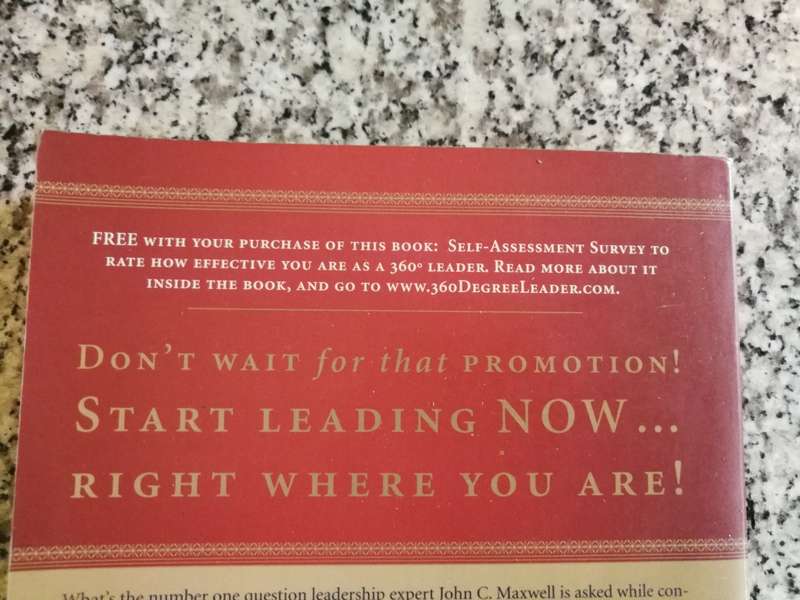 THE 360 DEGREE LEADER Developing your influence from anyway in the Organization JOHN C MAXWELL