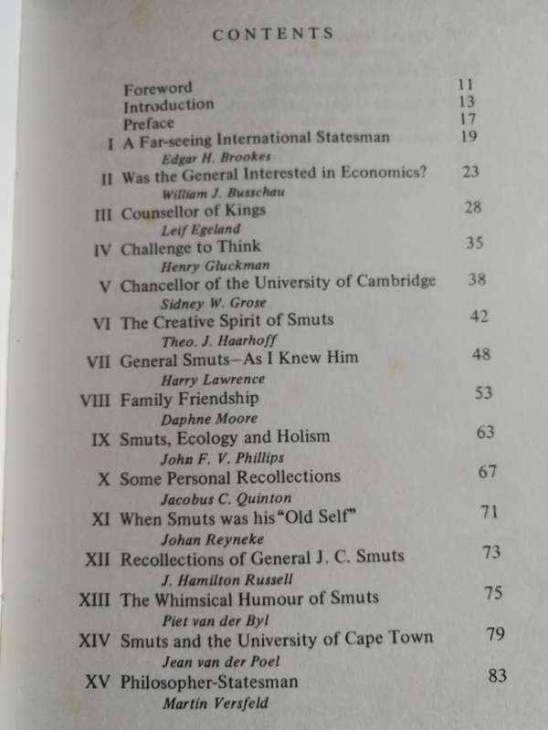 JAN SMUTS REMEMBERED A CENTENNIAL TRIBUTE Edited by ZELDA FRIEDLANDER