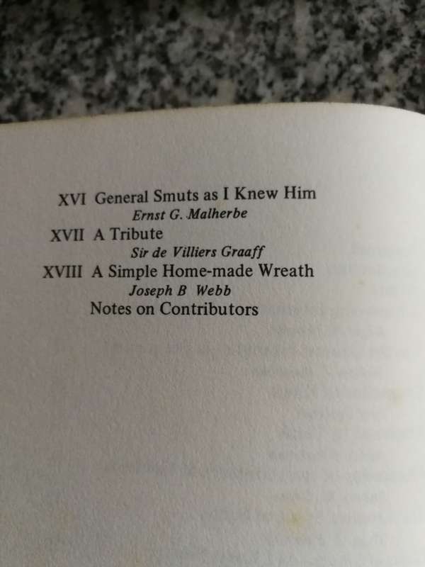 JAN SMUTS REMEMBERED A CENTENNIAL TRIBUTE Edited by ZELDA FRIEDLANDER