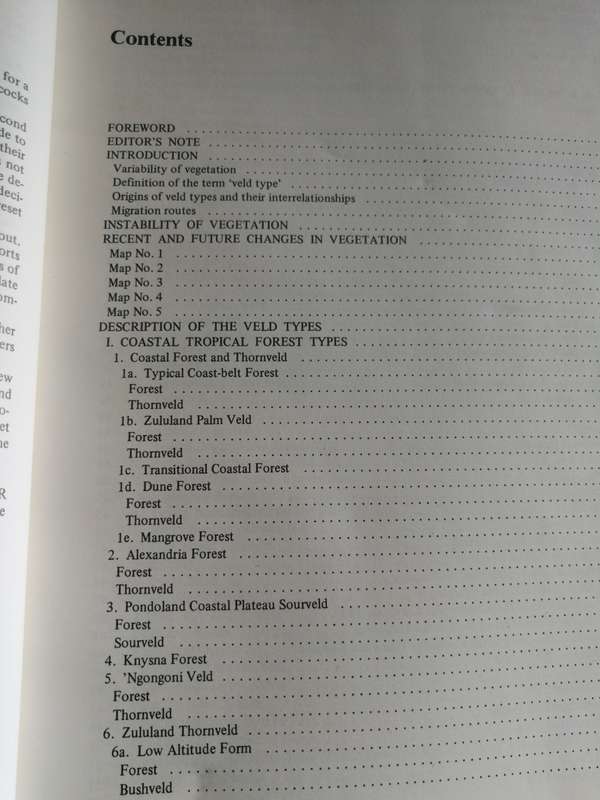 2 Books VELD TYPES OF SOUTH AFRICA J P H ACOCKS SECOND EDITION  1975 PLUS THIRD EDITION 1988