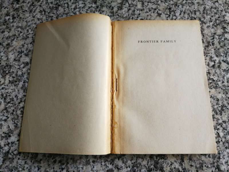 FRONTIER FAMILY by JOHANNES MEINTJIES A DASSIE BOOK