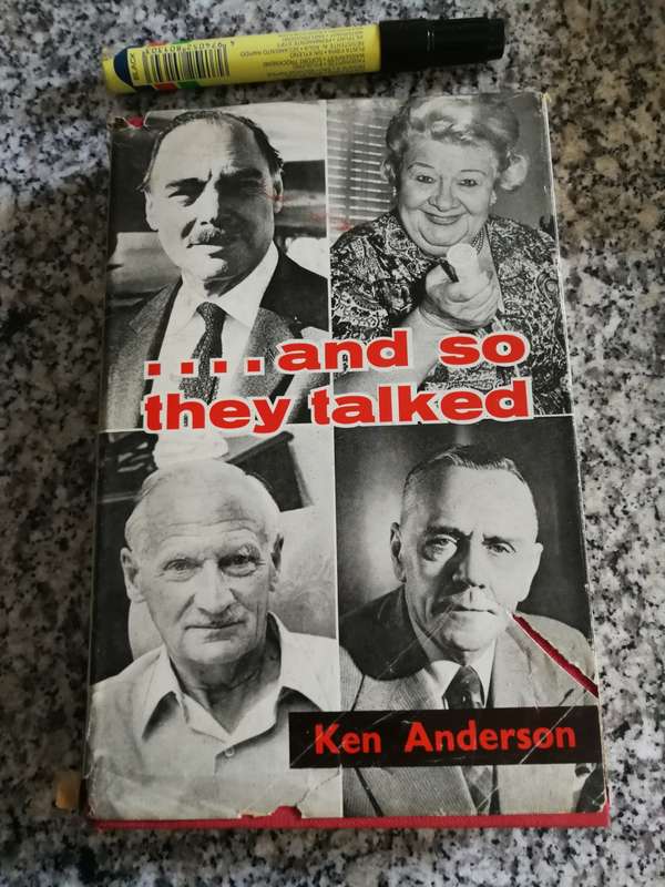 AND SO THEY TALKED KEN ANDERSON 1963 (  Antony Quain  - Interviews  famous people incl. Gary Player