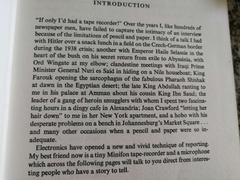 AND SO THEY TALKED KEN ANDERSON 1963 (  Antony Quain  - Interviews  famous people incl. Gary Player