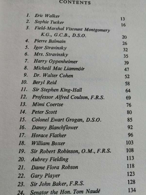 AND SO THEY TALKED KEN ANDERSON 1963 (  Antony Quain  - Interviews  famous people incl. Gary Player