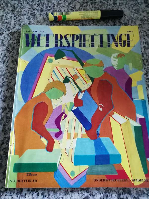 WEERSPIEELINGE  STUDENTEBLAD 1961  ONDERWYSKOLLEGE HEIDELBERG