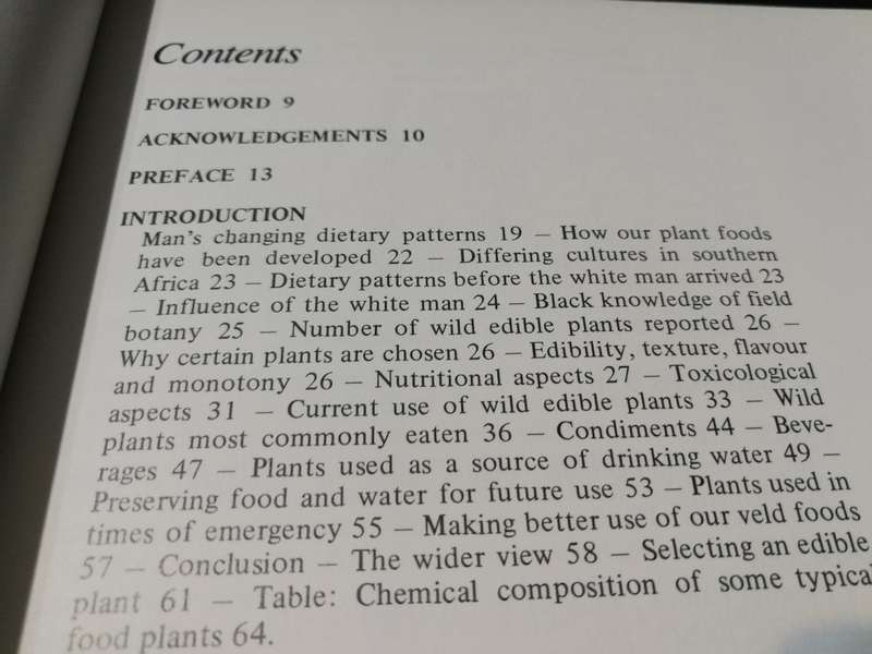 FOOD FROM THE VELD Edible Plants from the Southern Africa F W FOX & M E NORWOOD YOUNG