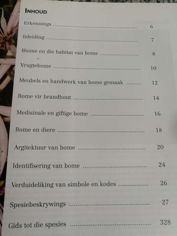 FOTOGIDS TOT BOME van SUIDER AFRIKA BRAAM van WYK PIET van WYK  ens.   ( Afrikaans ) trees verwysing