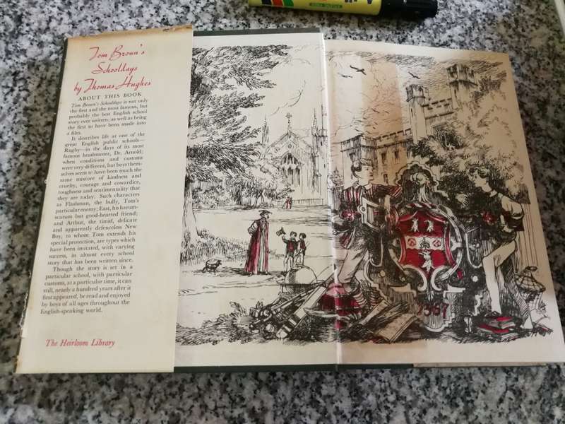 TOM BROWNS SCHOOLDAYS THOMAS HUGHES The Heirloom Library