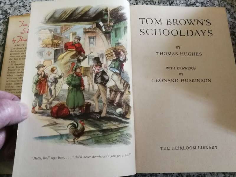 TOM BROWNS SCHOOLDAYS THOMAS HUGHES The Heirloom Library
