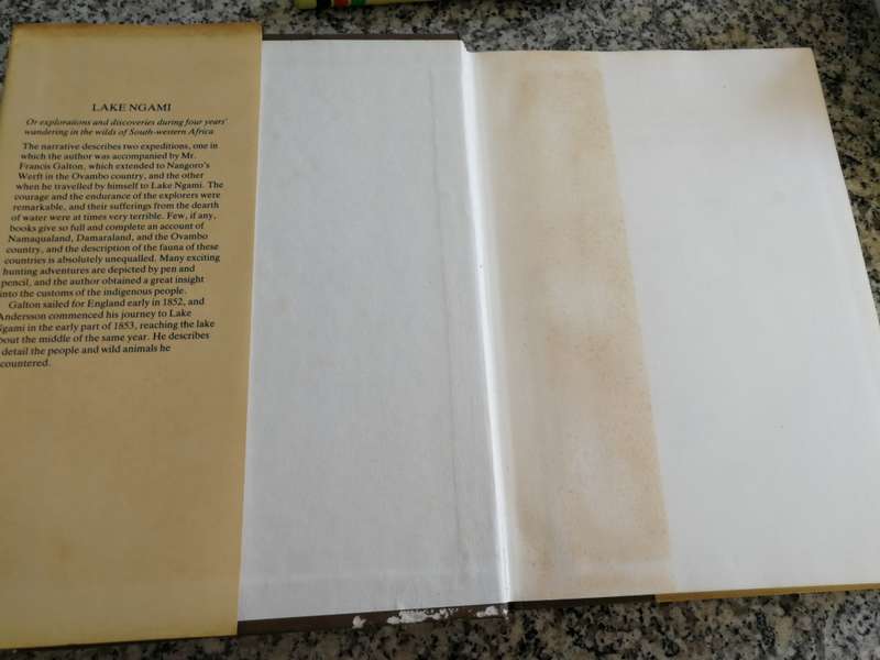 LAKE NGAMI or EXPLORATIONS and Discovery CHARLES JOHN ANDERSSON Facsimile Reprint 1987